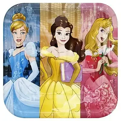 Disney Princess 8 9In Plates