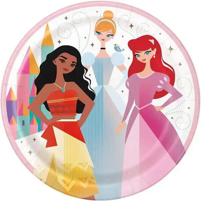 Disney Princess 9″ 8ct Dinner Paper Plates