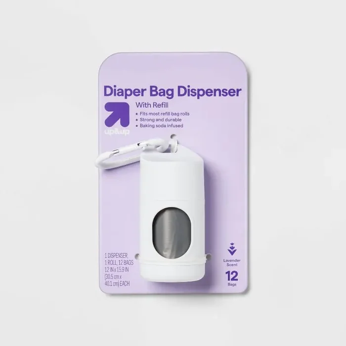 Disposable Diaper Bag Dispenser and Bag Roll – up&up™