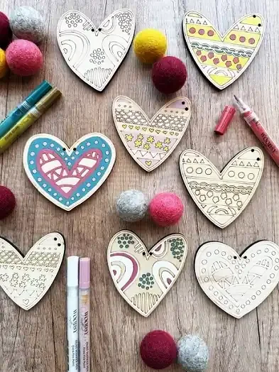 DIY CRAFT GARLAND KIT, HEART
