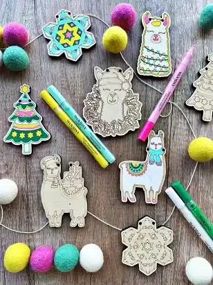 DIY CRAFT GARLAND KIT, LLAMA