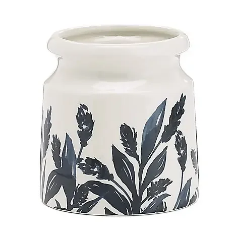 Dld Planter 5.5in Ceramic Watercolor Blu – EA