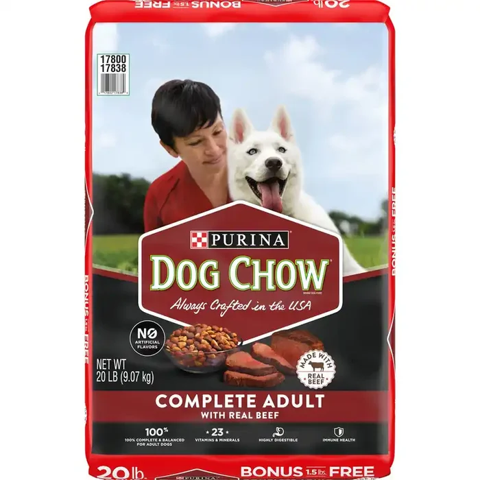 Dog Chow Purina Dog Chow Dry Dog Food, Complete Adult With Real Beef