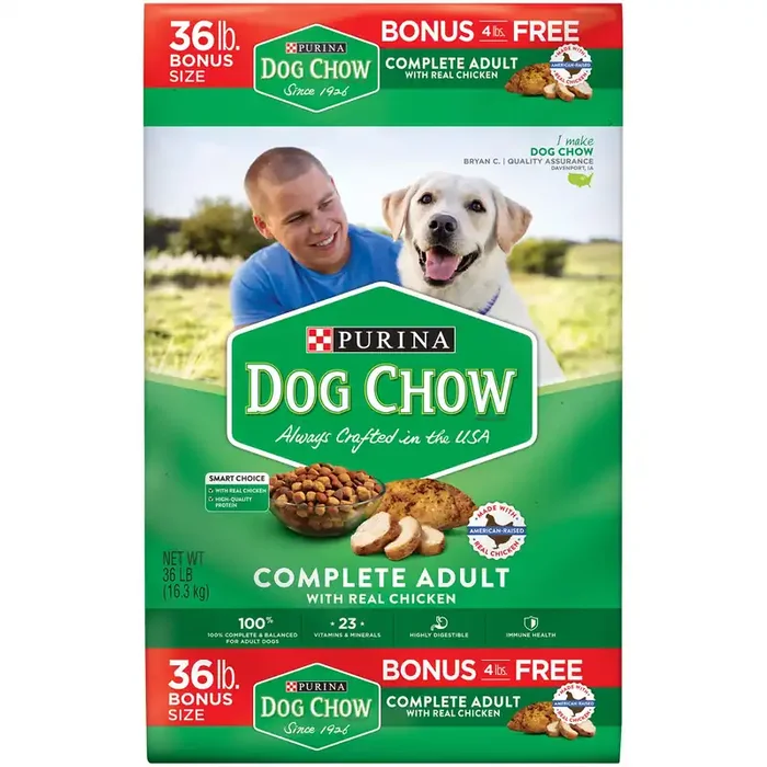 Dog Chow Purina Dog Chow Dry Dog Food, Complete Adult With Real Chicken