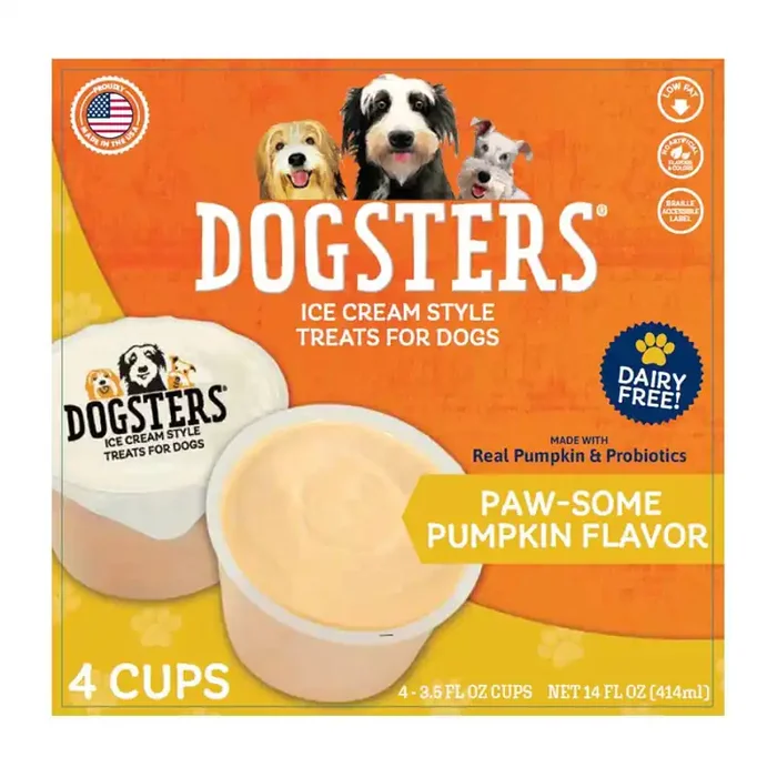 Dogster‘s Pumpkin Ice Cream Dog Treats