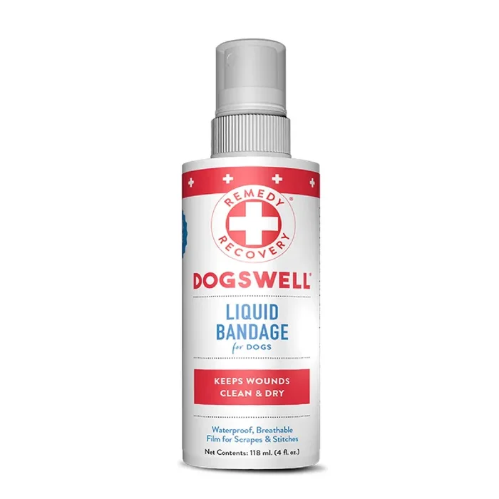 Dogswell Remedy + Recovery Pet First Aid, Liquid Bandage, 4 oz. Bottle