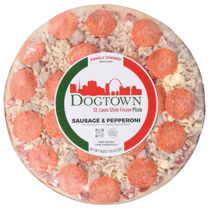 Dogtown St. Louis Style Sausage & Pepperoni Frozen Pizza 16.5 oz