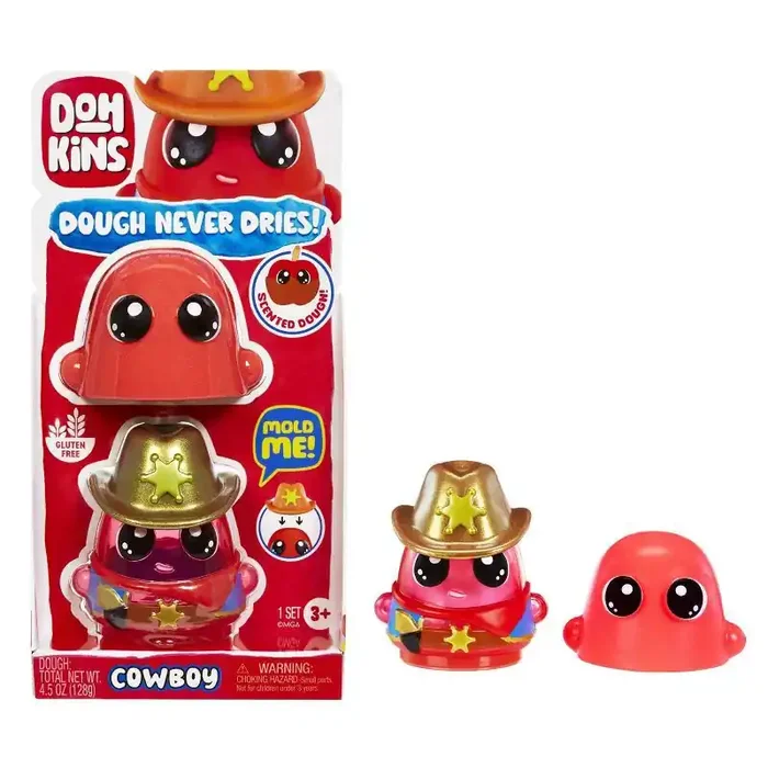 DohKins Cowboy Single Pack Character – Dough Never Dries