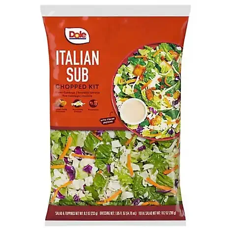 Dole Chopped Italian Sub Salad 10.2 Oz – 10.2 OZ