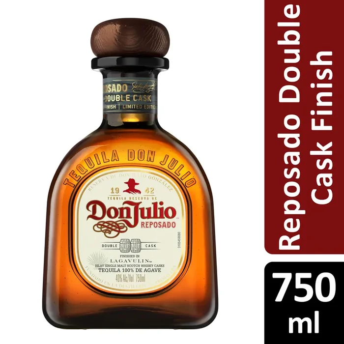 Don Julio Reposado Double Cask Finished in Lagavulin Islay Single Malt Scotch Whisky Casks, 750 mL