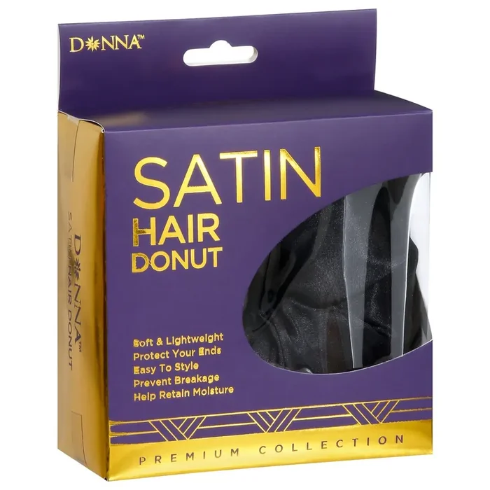Donna Satin Hair Donut 1 ea