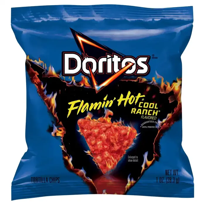 Doritos Tortilla Chips Flamin‘ Hot Cool Ranch Flavored 1 Oz