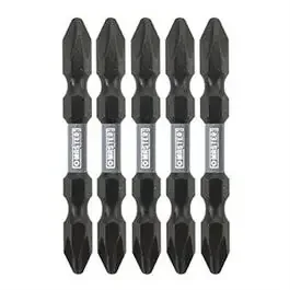 Double End Impact Screwdriver Bit, 2 Phillips, 5-Pk.