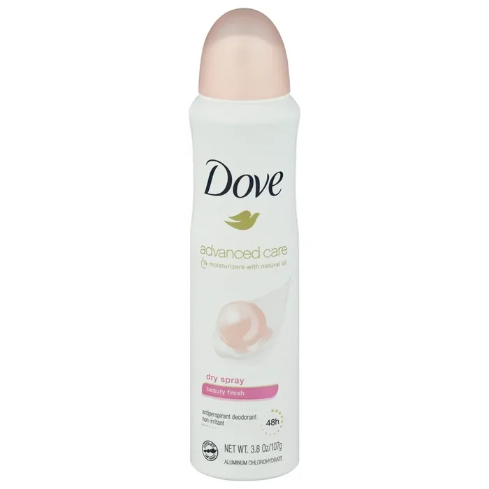 Dove Advanced Care 48-Hour Antiperspirant & Deodorant Dry Spray, Beauty Finish, 3.8 Oz