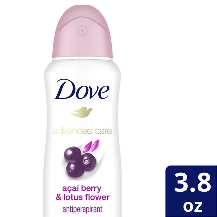 Dove Advanced Care Dry Spray Antiperspirant Deodorant Acai Berry & Lotus Flower