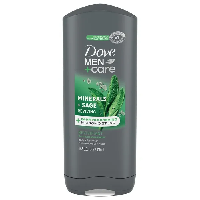 Dove Bc Dove Men+ Care Minerals + Sage Body & Face Wash