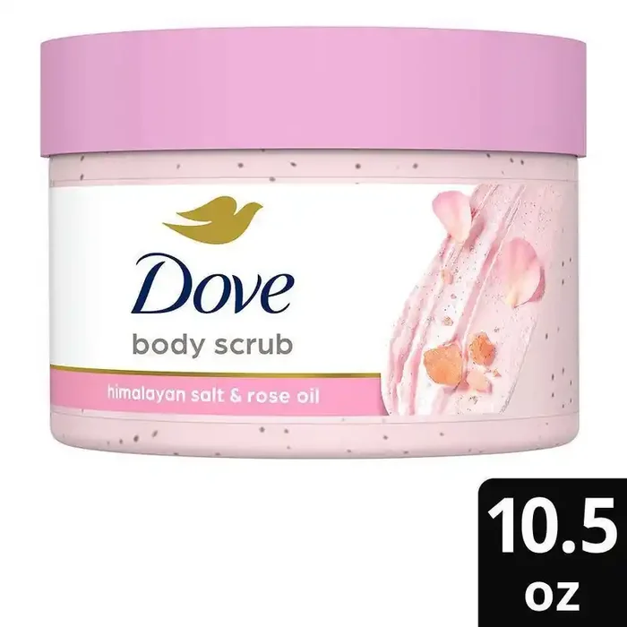 Dove Beauty Himalayan Salt & Rose Oil Body Scrub – 10.5oz