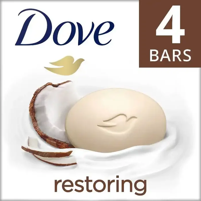 Dove Beauty Restoring Coconut & Cocoa Butter Beauty Bar Soap – 4pk/3.75oz