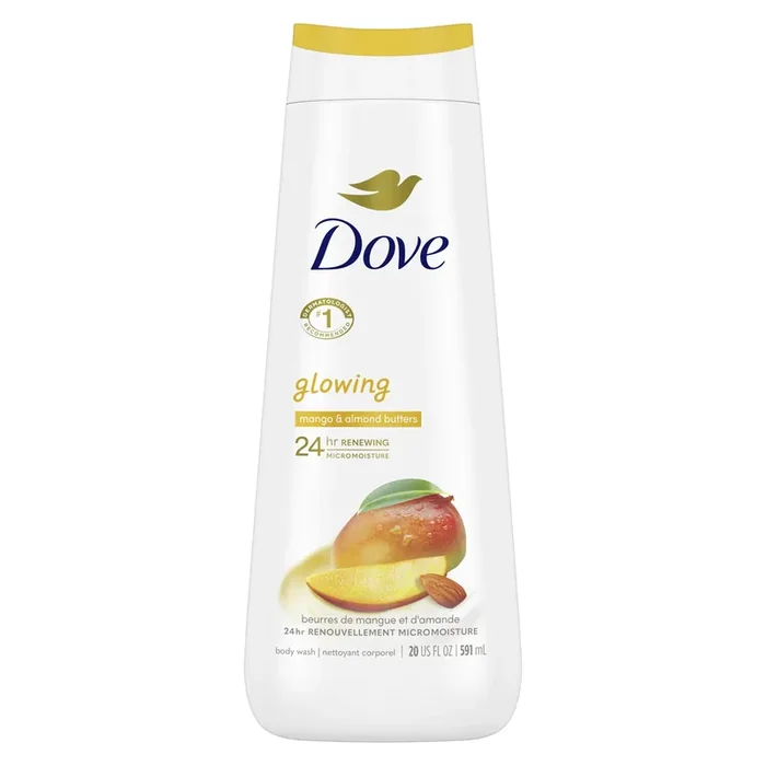 Dove Body Wash Glowing Mango & Almond Butter, 20 oz