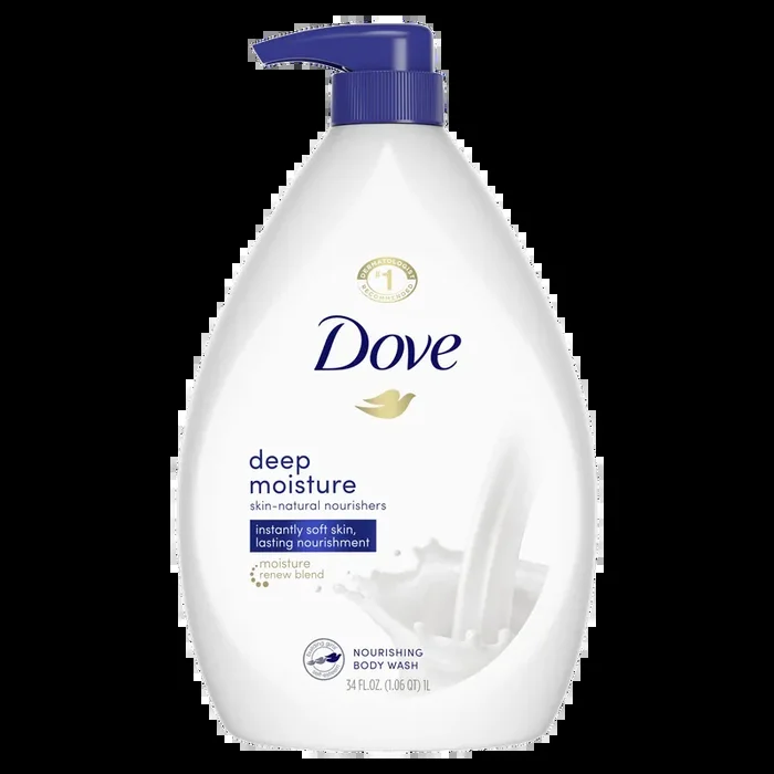 Dove Body Wash with Pump Deep Moisture, 34 oz