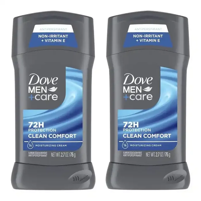 Dove Men+Care 72-Hour Antiperspirant & Deodorant Stick – Clean Comfort – 2.7oz/2ct