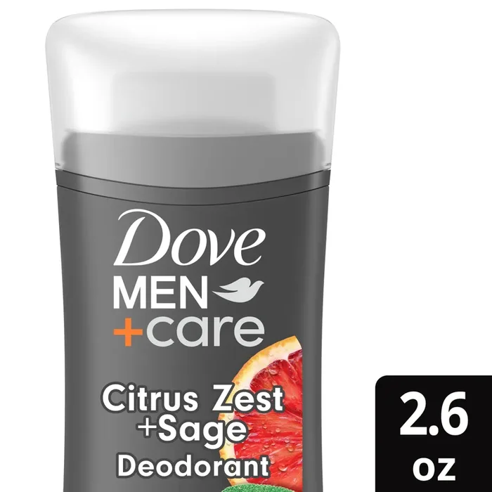 Dove Men+Care Aluminum-Free Deodorant Stick Citrus Zest + Sage