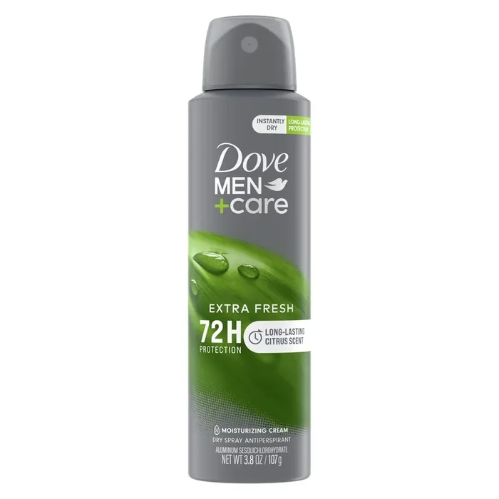 Dove Men+Care Antiperspirant Deodorant Dry Spray For Men Extra Fresh, 3.8 oz