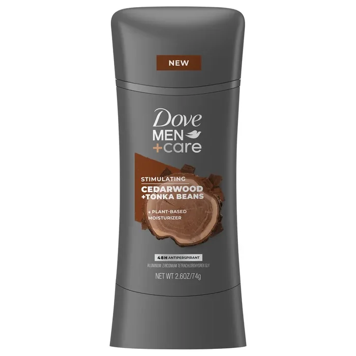 Dove Men+Care Cedarwood & Tonka Beans Antiperspirant Stick for Men