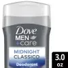Dove Men+Care Deodorant Stick for Men Midnight Classico