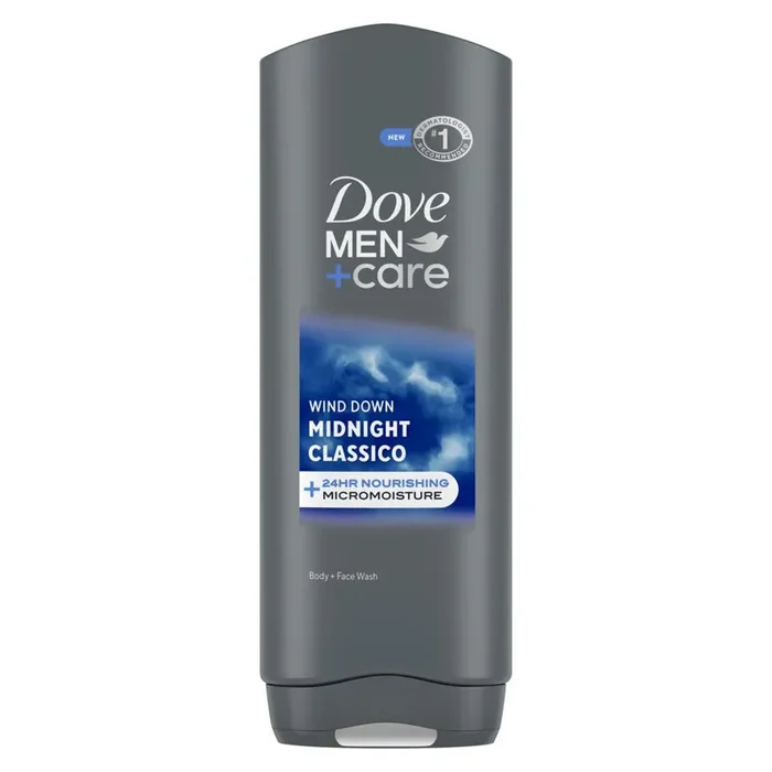 Dove Men+Care Nourishing Face & Body Wash – Midnight Classico