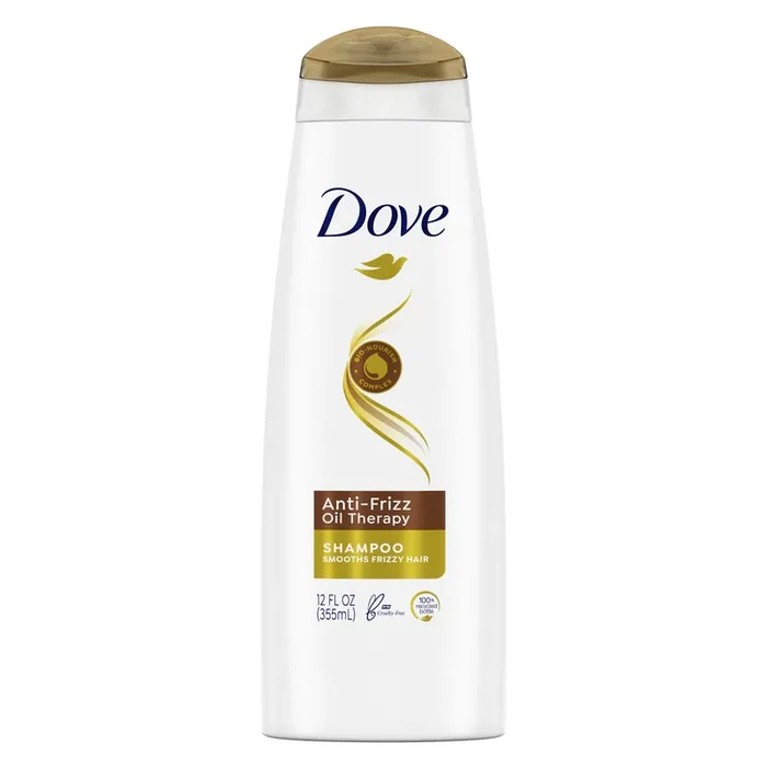 Dove Nutritive Solutions Anti Frizz Shampoo Oil Therapy with Nutri-Oils, 12 oz