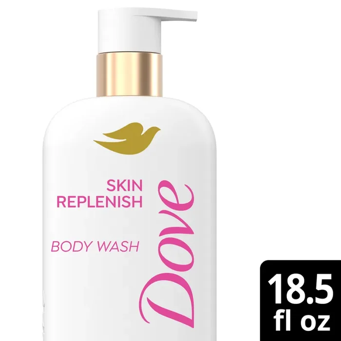 Dove Skin Replenish Body Wash 2% niacinamide and BHA refining serum 18.5 fl oz