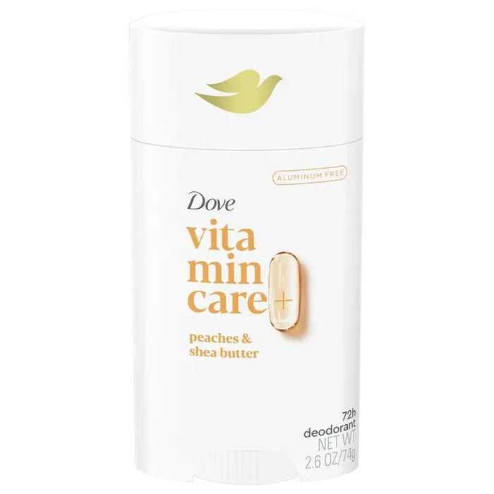 Dove Vitamin Care+ Aluminum Free Peaches & Shea Butter Deodorant 2.6 oz