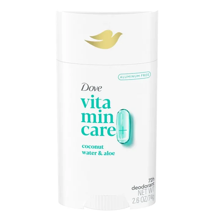 Dove Vitamin Care+ Coconut Water & Aloe Deodorant 2.6 oz