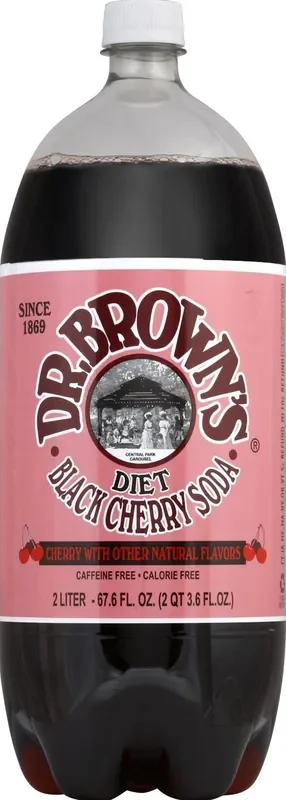 Dr. Brown‘s Diet Black Cherry Soda – 2 liter
