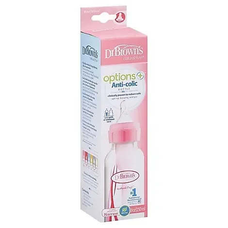 Dr. Brown‘s Dr Browns Natural Flow Sn Bottle Pink Printing – Ea