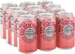 Dr Brown‘s Zero Black Cherry Cn – 144 fl oz