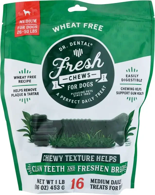 Dr. Dental Medium Fresh Chews 16 ea