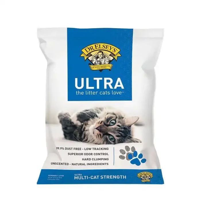 Dr. Elsey‘s Fragrance Free Ultra Unscented Cat Litter – 35lb