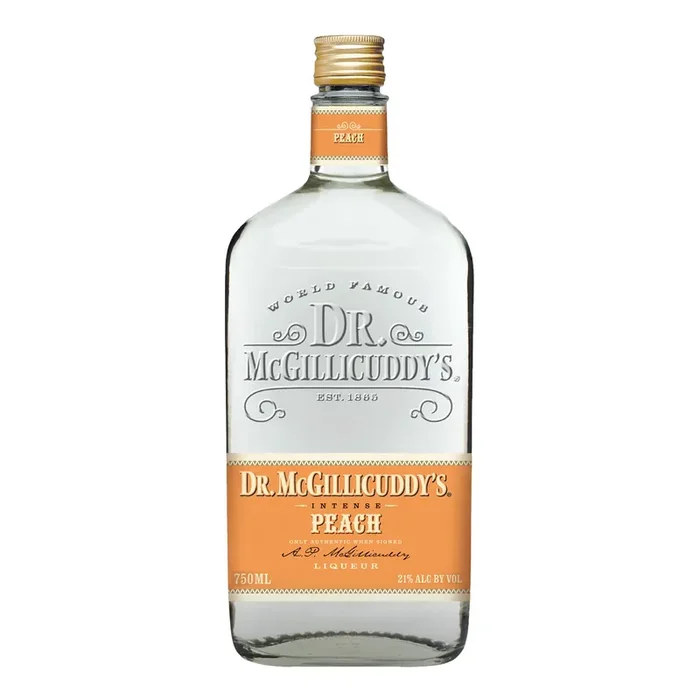 Dr. McGillicuddy‘s Dr. McGillicuddy‘‘s Peach Liqueur, 750ml Bottle, 42 Proof