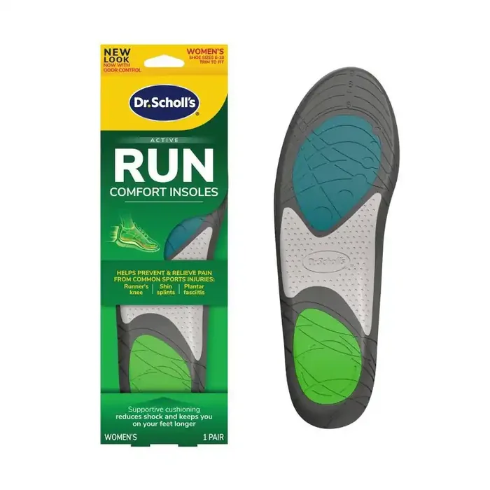 Dr. Scholl‘s Athletic Series Running Insoles for Women – Size (5.5-9)