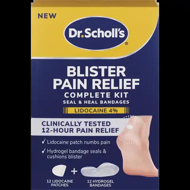 Dr Scholl‘s Blister & Pain Relief Hyrdogel Bandages, 12 Ct