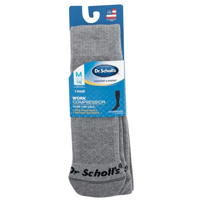 Dr. Scholl‘s Mens Work Compression Size Medium Socks