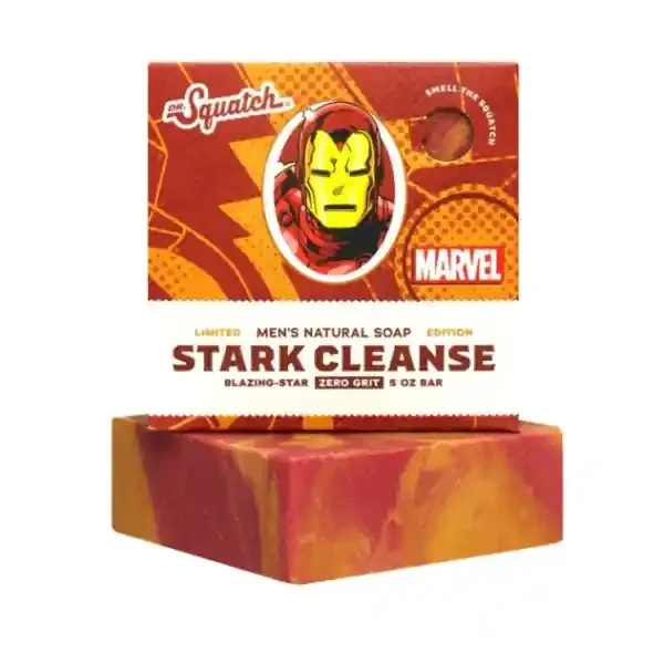 Dr Squatch Dr. Squatch Marvel Bar Soap – Stark Cleanse