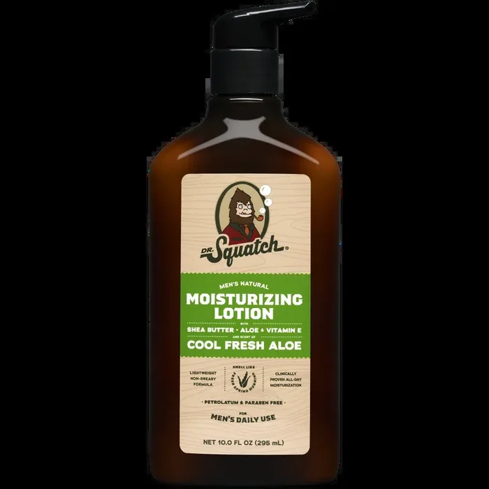 Dr. Squatch Natural Men‘s Hand & Body Cool Fresh Aloe Lotion 10.0 fl oz