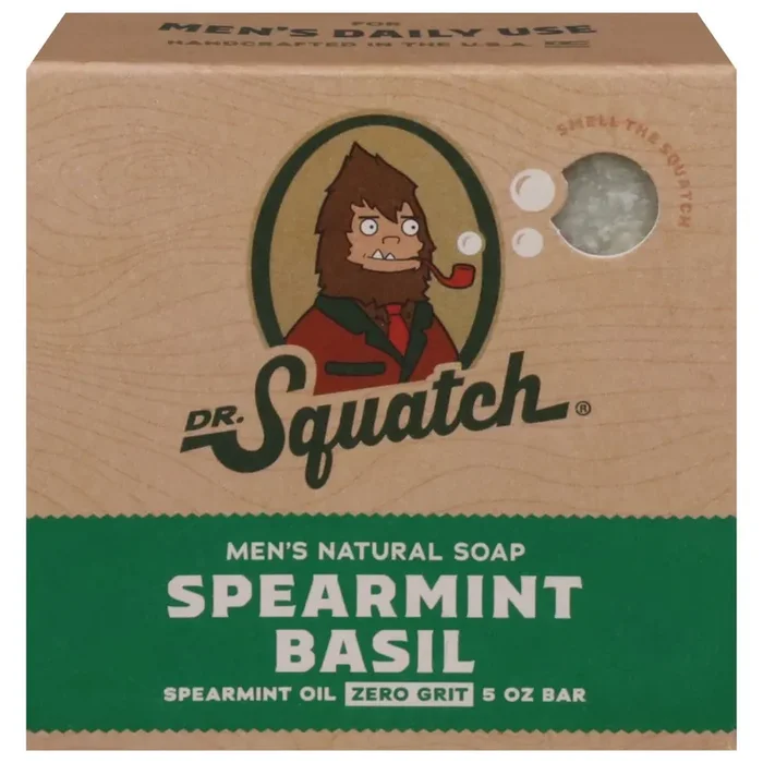 Dr. Squatch Spearmint Basil Men‘s Natural Soap 5 oz
