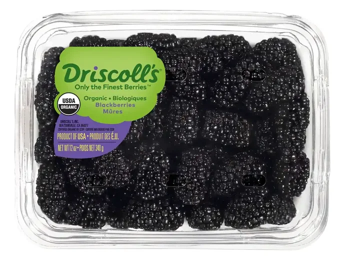 Driscoll‘s Blackberries, Organic Blackberries, 12 oz.