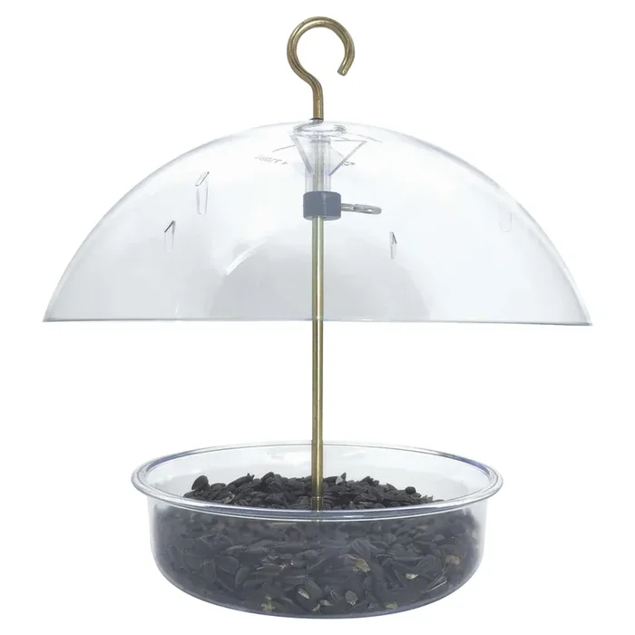 Droll Yankees Seed Saver Bird Feeder – Clear