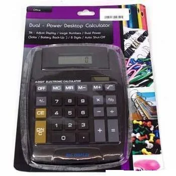 Dual-Power Desktop Calculator