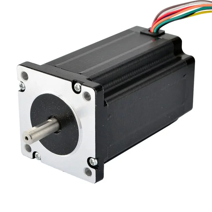 Dual Shaft Nema 24 CNC Stepper Motor 4Nm with 8 Wires